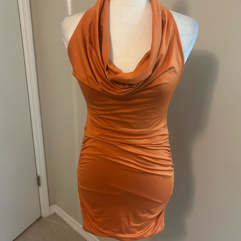 Superdown/Revolve Size Sm Cowl Neck Halter Top